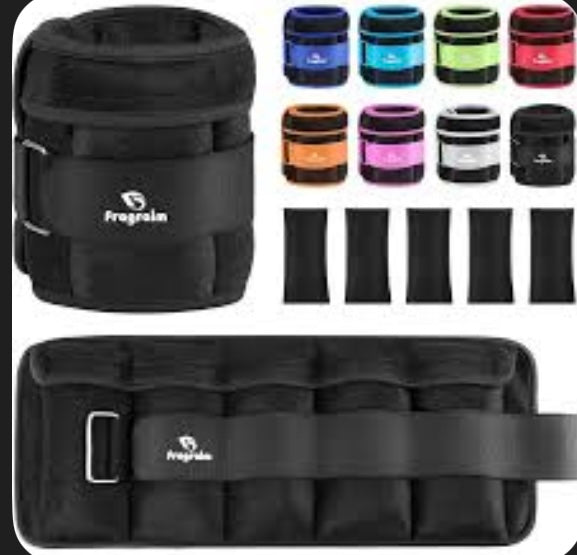 Adjustable Ankle Weights with Removable Weight Pair
