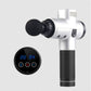 4 head electric massage guns with digital display and ergonomic design for effective muscle relaxation.
