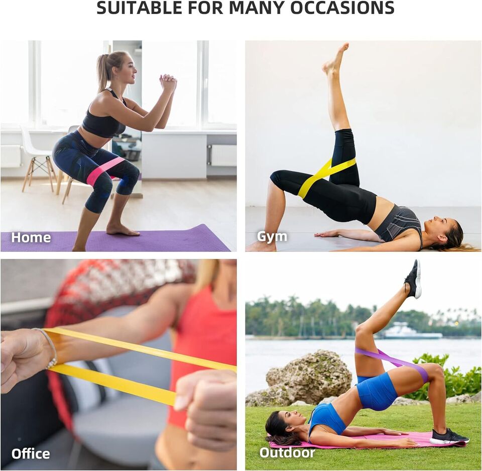 Exercise Resistance Bands Set for Home Workouts