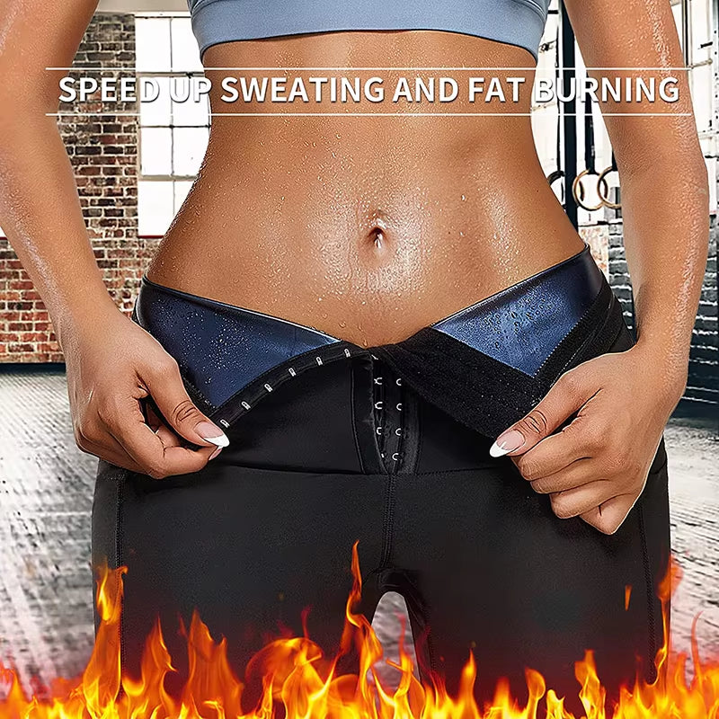 Hot Sweat Slimming Shorts for Waist Shaping & Fat Burn