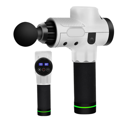 Body Muscle Massager Electric Vibrating Therapy Guns with ergonomic design and digital display for effective muscle relief.