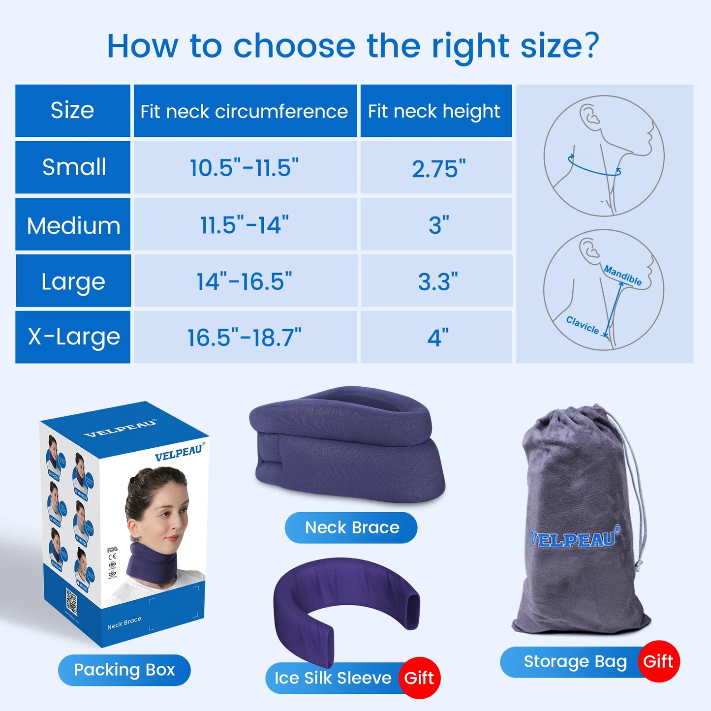neck pain relief cervical support brace