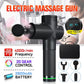 4 head electric massage guns with LCD touch display, 4000r/min frequency, and 20 gear control for effective muscle relief.