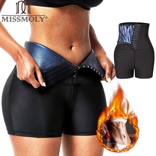 Hot Sweat Slimming Shorts for Waist Shaping & Fat Burn