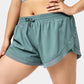 Low Rise Drawstring Fitness Shorts