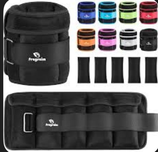 Adjustable Ankle Weights with Removable Weight Pair