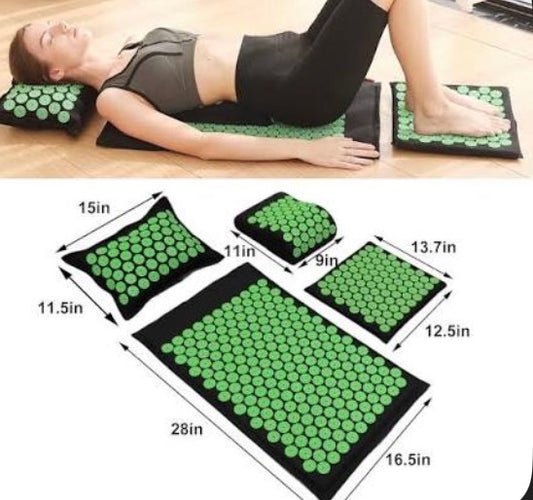 acupressure mat and pillow set acupressure mat and pillow set