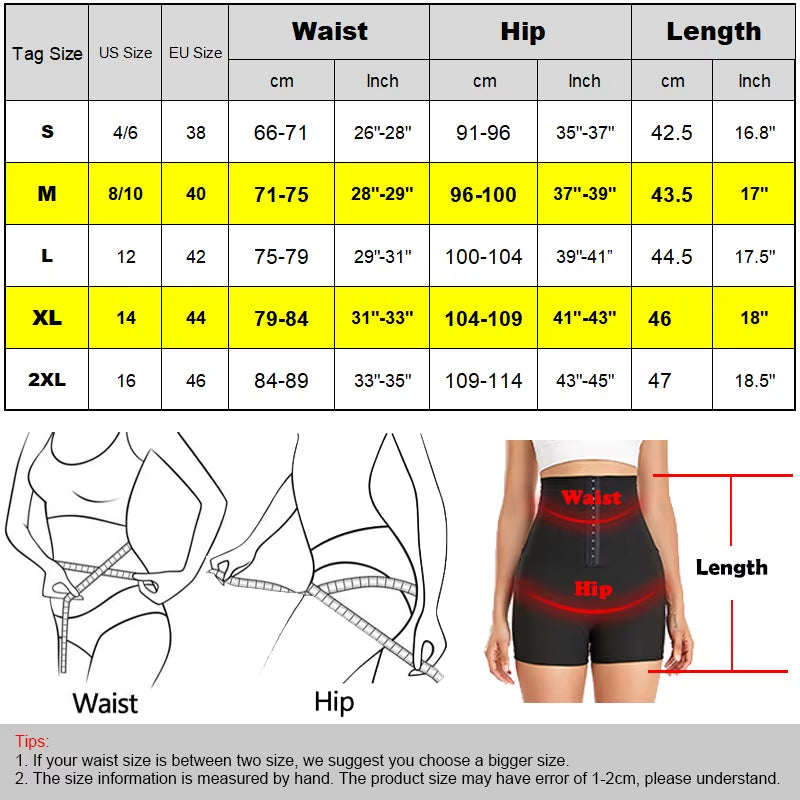 Hot Sweat Slimming Shorts for Waist Shaping & Fat Burn