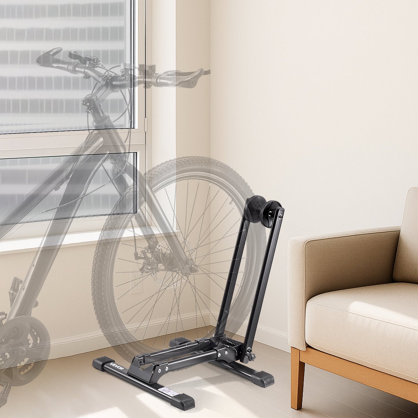 Foldable Bike Rack for Mountain and Road Bikes
