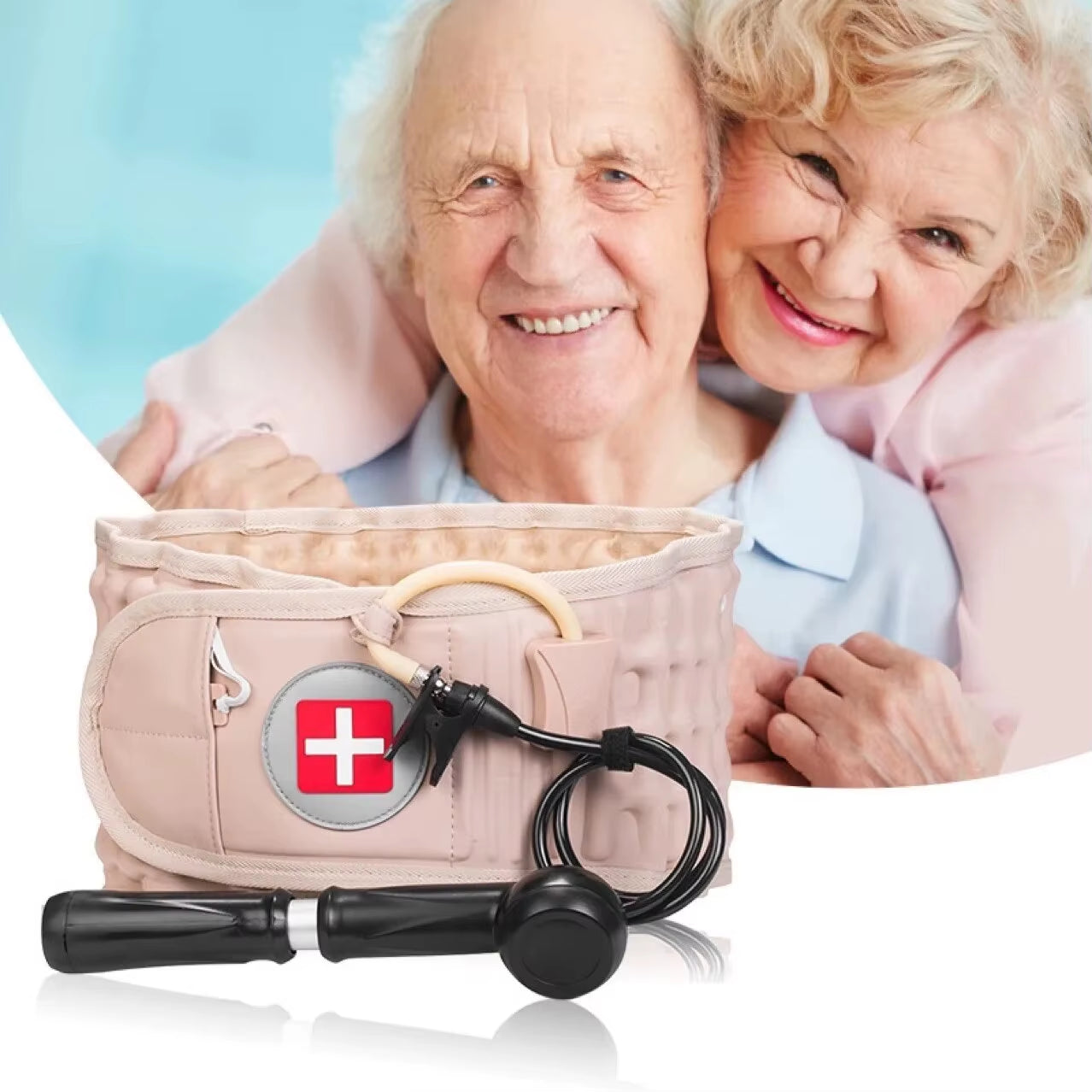 inflatable back support belt