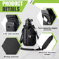 Magnetic Water Bottle Holder with Phone Pocket