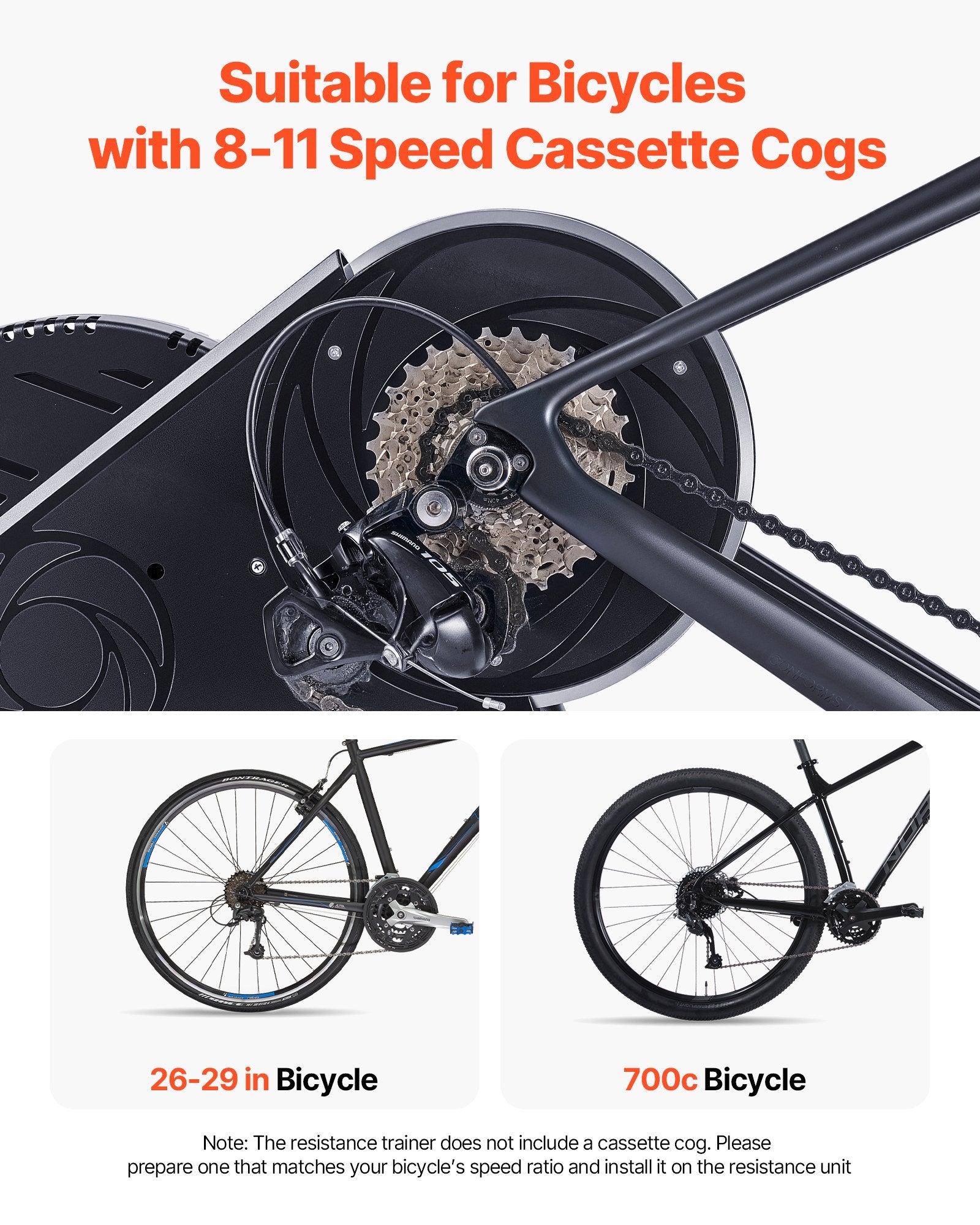 Indoor Bike Trainer for Road and Mountain Bikes”